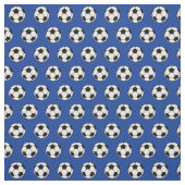Cool Soccer Ball Royal Blue Stoff (Muster)