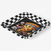 Cool Soccer Pizza Party Pappteller (Gewinkelt)