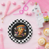 Cool Soccer Pizza Party Pappteller (Party)