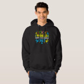 Cool Socks World Down Syndrome Awareness Supporter Hoodie (Vorne ganz)
