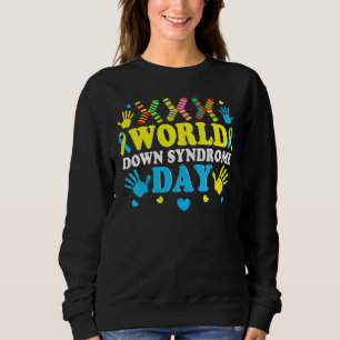 Cool Socks World Down Syndrome Awareness Supporter Sweatshirt