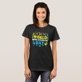 Cool Socks World Down Syndrome Awareness Supporter T-Shirt (Vorne ganz)