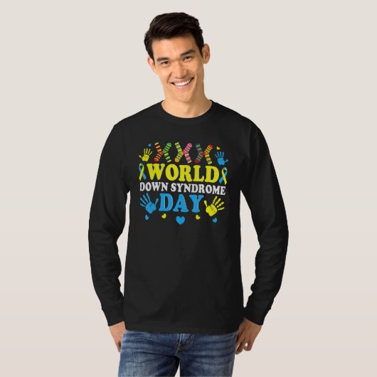 Cool Socks World Down Syndrome Awareness Supporter T-Shirt (Vorne ganz)