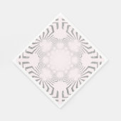 Cool Soft White Zebra Print Napkins Serviette (Ecke)