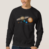Cool Solar System for Men Women Kids Sweatshirt (Vorderseite)