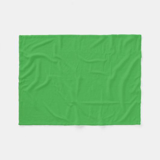 Cool Solid Green Fleecedecke (Vorderseite (Horizontal))