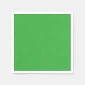 COOL SOLID GREEN SERVIETTE (Vorderseite)