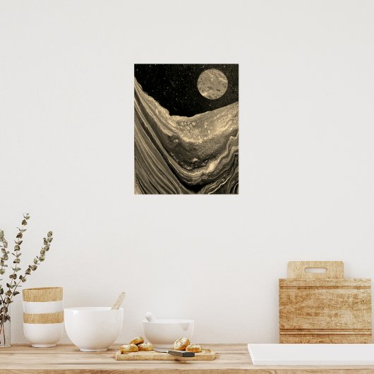 Cool space poster, sci-fi poster (Küche)