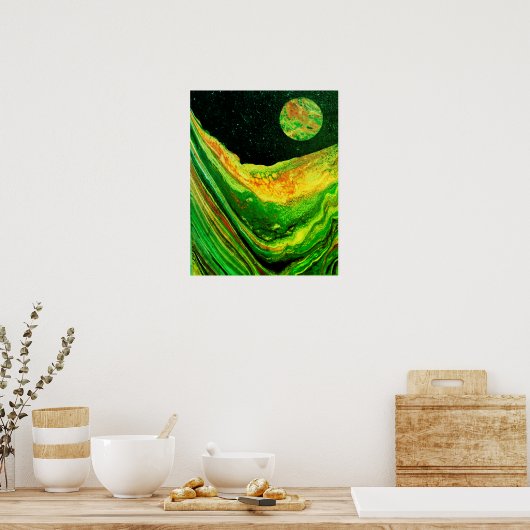 Cool space poster, sci-fi poster (Küche)