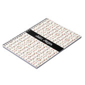 Cool Spaghetti Meatballs Muster Notizblock (Linke Seite)