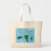 Cool, Spaß, dauerhafte Jumbo Stoffbeutel (Vorne)