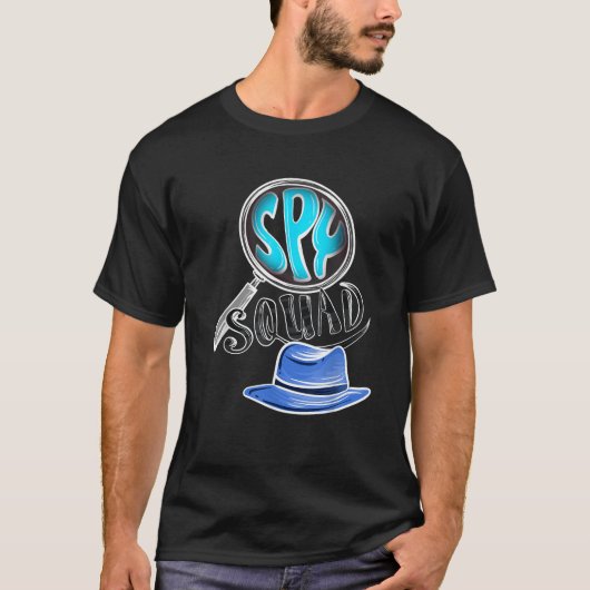 Cool Spionage Squad Kids Funny Secret Agent Group T-Shirt (Vorderseite)