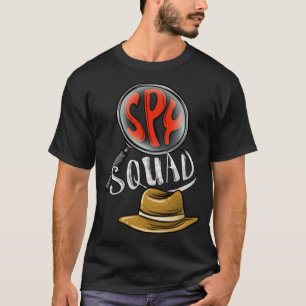 Cool Spionage Squad Kids Funny Secret Agent Group T-Shirt