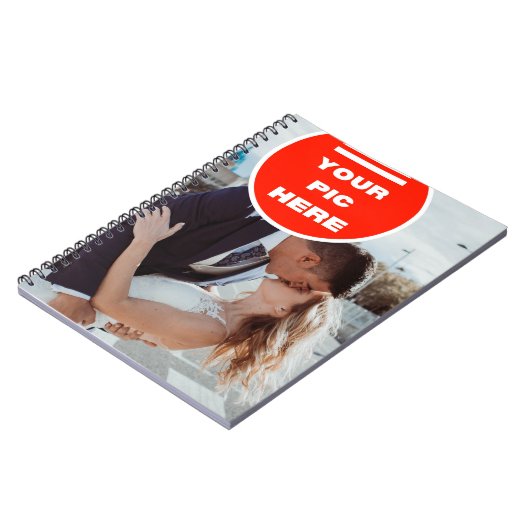 Cool! Spiral-Foto-Notebook - Personalisiert Notizblock (Linke Seite)