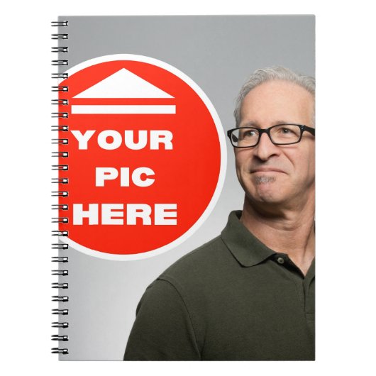 Cool! Spiral-Foto-Notebook - Personalisiert Notizblock (Vorderseite)