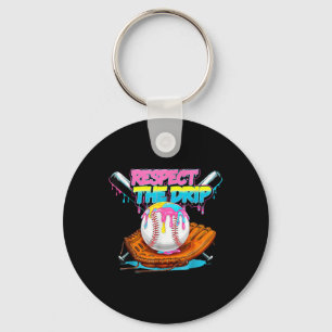 Cool Sport Baseball Zuhause Plate Tropfen mit Spri Schlüsselanhänger