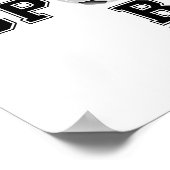 Cool-Sport-Fußball-Kreuz Poster (Ecke)