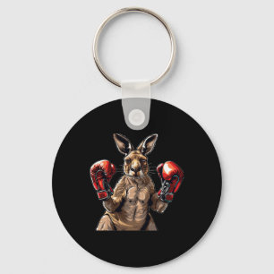 Cool Sport Känguru mit Mitten zum Auspuncken Schlüsselanhänger