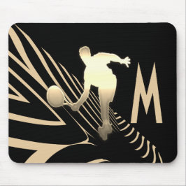 Cool-Sport-Tennis-Logo für Monogram-Mousepad Mousepad