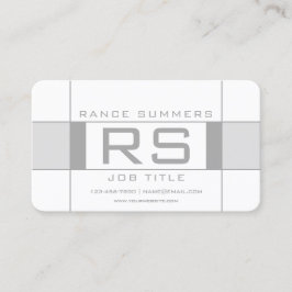 Cool Sporty Geometric Visitenkarte