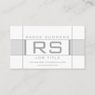 Cool Sporty Geometric Visitenkarte