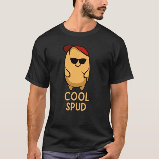 Cool Spud Funny Potato Kostüm T-Shirt (Vorderseite)