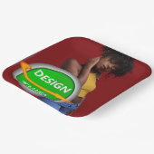COOL! Square Paper Plate - 9" - Custom Pappteller (Gewinkelt)
