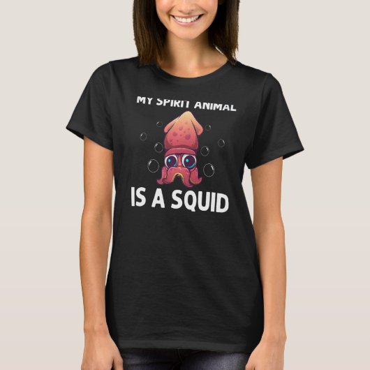 Cool Squid For Men Women Octopus Biology Sea Anima T-Shirt (Vorderseite)