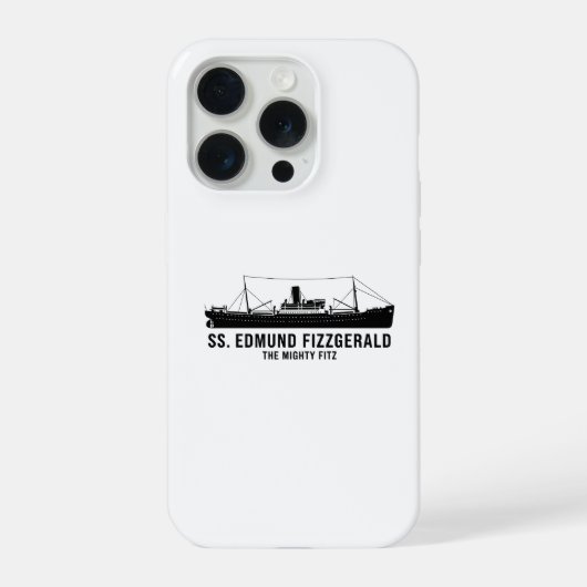 Cool SS Edmund Fitzgerald Mighty Fitz Great Lakes iPhone Hülle (Rückseite)
