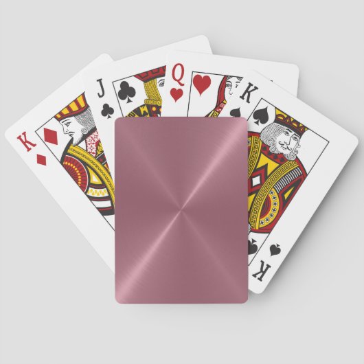 Cool Stainless Shiny Metallic Playing Cards Spielkarten (Rückseite)