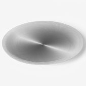 Cool Stainless Steel Metal #105 Pappteller (Schrägansicht)