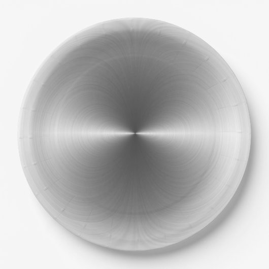 Cool Stainless Steel Metal #105 Pappteller (Vorderseite)