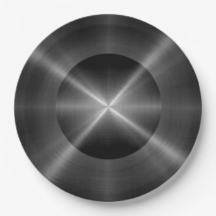 Cool Stainless Steel Metal #106 Pappteller