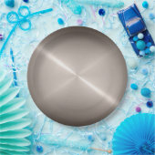 Cool Stainless Steel Metal #18 Pappteller (Party)