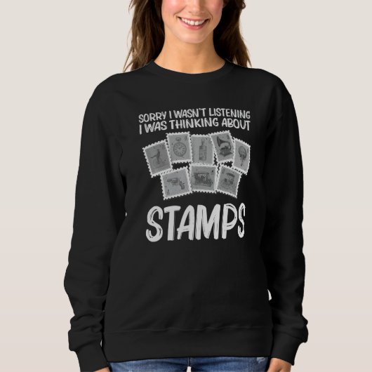Cool Stamp For Men Women Stamp Collecting Collecto Sweatshirt (Vorderseite)