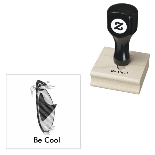 Cool Stampin Penguin Gummistempel (Stempel)