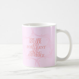 Cool, stark, kräftig, kräftig, Girl-Boss, inspirie Kaffeetasse