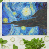 Cool Starry Night Vincent Van Gogh Gemälde Handtuch (Gefaltet)