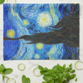 Cool Starry Night Vincent Van Gogh Gemälde Handtuch (Gefaltet)