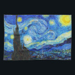 Cool Starry Night Vincent Van Gogh Gemälde Handtuch<br><div class="desc">Starry Night by Vincent Van Gogh Gemälde cooles altes Meisterwerk kunstvoll retored impressionismus schmerzen malen lebendige gesättigte Farbe schöne schöne schöne schöne hohe Qualität Landschaft Landschaft Art Post Dekoration</div>