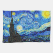 Cool Starry Night Vincent Van Gogh Gemälde Handtuch (Horizontal)
