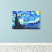 Cool Starry Night Vincent Van Gogh Gemälde Leinwanddruck (Insitu (Holzboden))