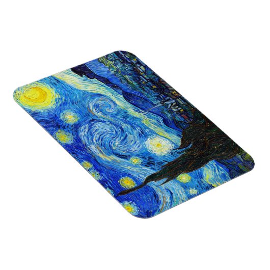 Cool Starry Night Vincent Van Gogh Gemälde Magnet (Rechte Seite)