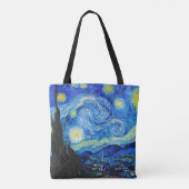 Cool Starry Night Vincent Van Gogh Gemälde Tasche (Rückseite)