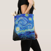 Cool Starry Night Vincent Van Gogh Gemälde Tasche (Von Nahem)