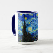 Cool Starry Night Vincent Van Gogh Gemälde Tasse (Vorderseite Links)