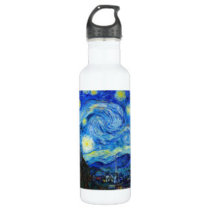 Cool Starry Night Vincent Van Gogh Gemälde Trinkflasche