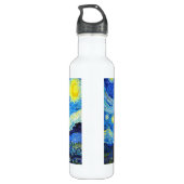 Cool Starry Night Vincent Van Gogh Gemälde Trinkflasche (Rückseite)