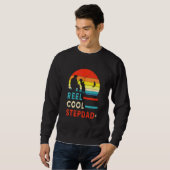 Cool Stepdad Fathers Day Fishing Vater Sweatshirt (Vorne ganz)