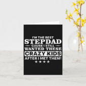 Cool Stepdad für Männer Vater Step Vater Parenthot Karte (Gelbe Blume)